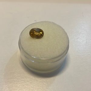 Andradite Garnet faceted oval